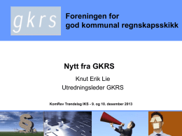 Nytt_fra_GKRS. - KomRev Trøndelag IKS