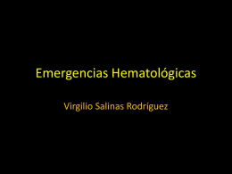 2. Emergencias Hematológicas - CMP
