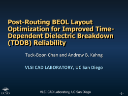 pptx - UCSD VLSI CAD Laboratory