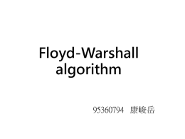 Johnson`s algorithm範例