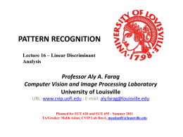 Lecture-10 - CVIP Lab - University of Louisville