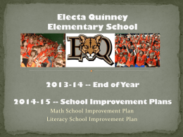 14-15 SIP Powerpoint Quinney 10-12-14
