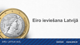 Eiro ieviešana Latvijā - Grāmatvedības un finanšu koledža