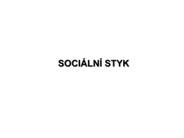 SOCIALNI STYK