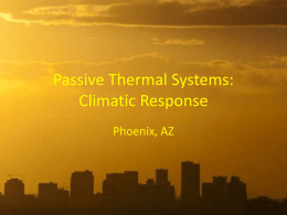 Passive Thermal Systems: Phoenix AZ