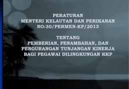 PERMEN KP 30 TAHUN 2013 ambon 20-5-2014