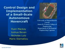 Control Theory Implementation on RC Hovercraft