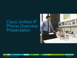 Cisco Unified IP Phones 9900 Series