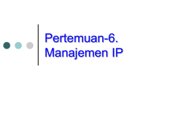 Manajemen IP