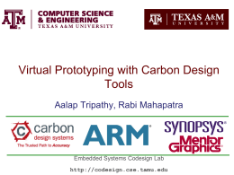 ppt - Embedded Systems and Codesign Laboratory