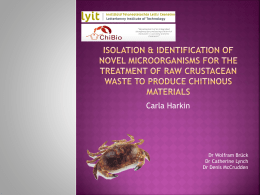 Isolation & identification of Novel microorganisms for the Treatment