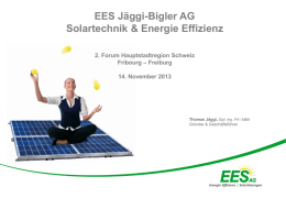 EES Jäggi-Bigler AG - Hauptstadtregion Schweiz