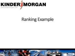 Ranking Example Sept 24