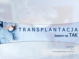 transplantacja - Poradnia Psychologiczno – Pedagogiczna w
