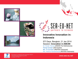 Indonesia (Tri Sundari) - ASEAN