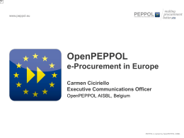 OpenPEPPOL - CEN WS/BII