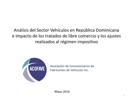 Análisis del Sector Vehículos en República Dominicana y de la