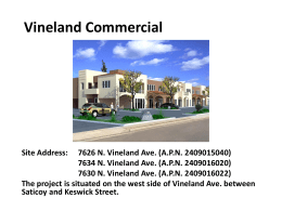 vineland project
