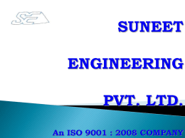 Company Brochure - Suneet Engineering Pvt. Ltd.