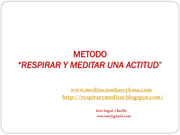 presentacion - Meditacionenbarcelona.es