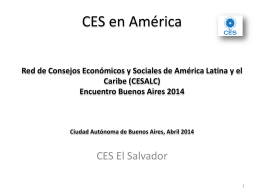 CES en el mundo y CES- ES - Consejo Económico y Social