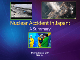 The Fukushima Nuclear Accident