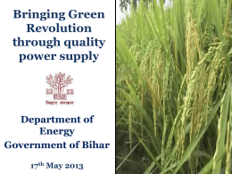 Department of Energy ,Bihar