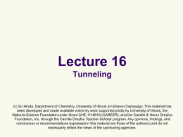 CHM 4412 Chapter 12 - University of Illinois at Urbana