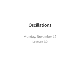 Lecture 30 Monday November 17