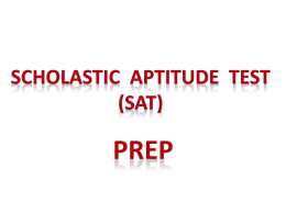 SAT Examples v6 - Collier High School