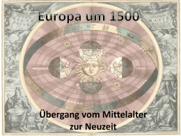 Neuen Menschenbild in Europa um 1500 - geschichte