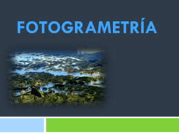 fotogrametr&iacute;a