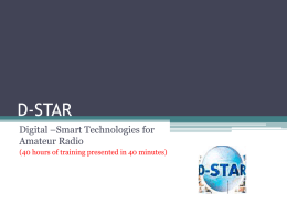 D-STAR Presentation