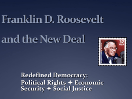 PowerPoint Presentation - Franklin D. Roosevelt and