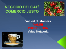 Propuesta de Valor sector cafetero docente Juan Zapata