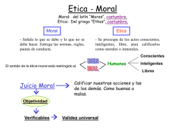 Etica - Moral