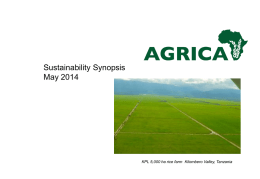 Agrica Sustainability - Eventogy for Linklaters LLP