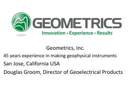 Geometrics Geode EM3D - MINEX Central Asia 2014. Mining and
