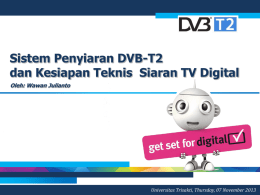 3. Sistem Penyiaran DVB-T2 – pak wawan