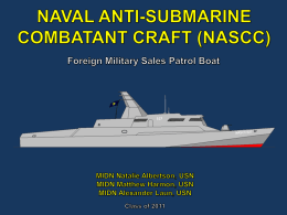 NASSC – Naval Fast Patrol Boat