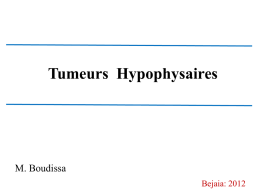 Tumeurs Hypophysaires