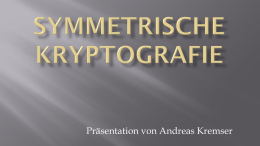 Symmetrische Kryptografie
