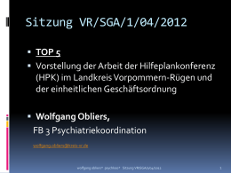 und Gesundheitsausschuss LK VR präsentation 3.4.2012