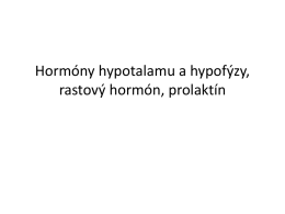 Hormóny hypotalamu a