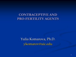 Contraception and Fertility Drugs