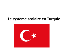 Le système scolaire en Turquie