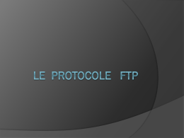 Le protocole FTP