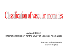 classification of vascular anomalies