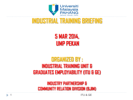 By ITU & GE - Portal BJIM Universiti Malaysia Pahang
