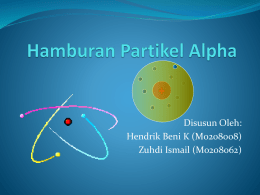 Hamburan Partikel Alpha
